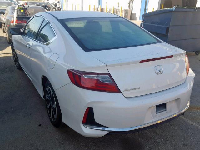 1HGCT1B38GA006801 - 2016 HONDA ACCORD LX- WHITE photo 3