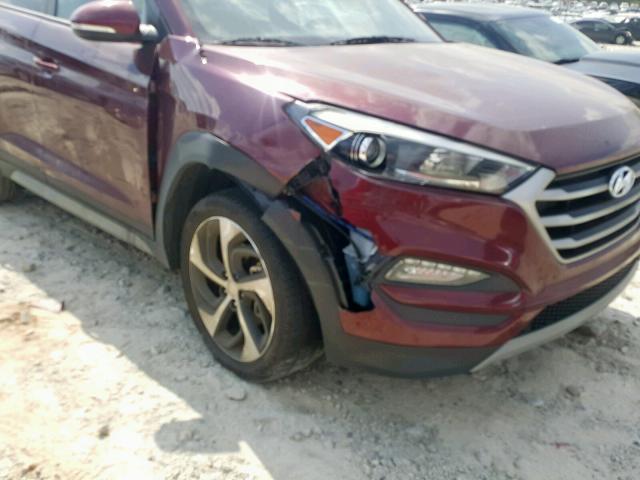 KM8J33A24HU549794 - 2017 HYUNDAI TUCSON LIM RED photo 9