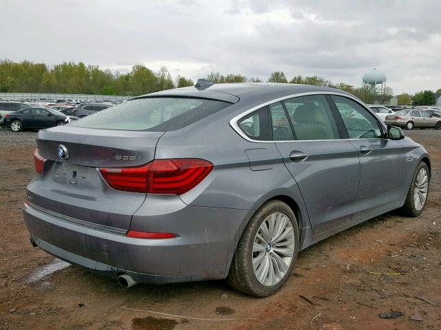 WBA5M4C58ED183394 - 2014 BMW 535 XIGT SILVER photo 4