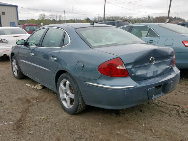 2G4WD582571176294 - 2007 BUICK LACROSSE C BLUE photo 3