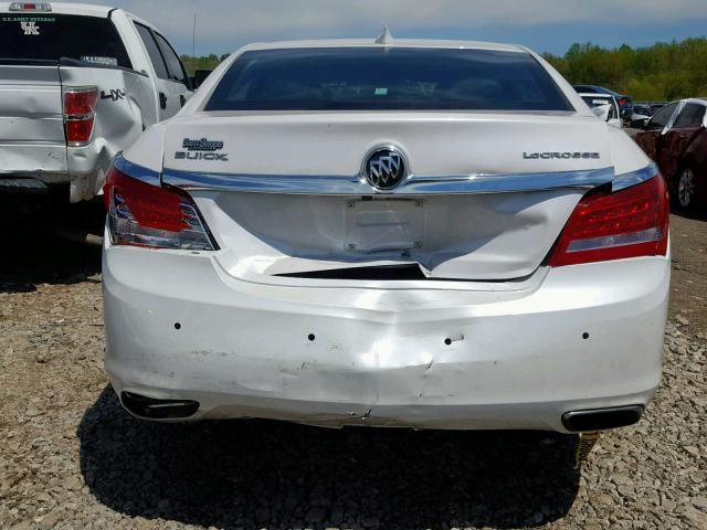 1G4GB5G36FF221397 - 2015 BUICK LACROSSE WHITE photo 9