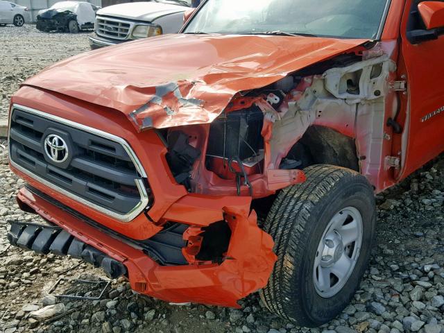 5TFRX5GN2HX087260 - 2017 TOYOTA TACOMA ACC ORANGE photo 9