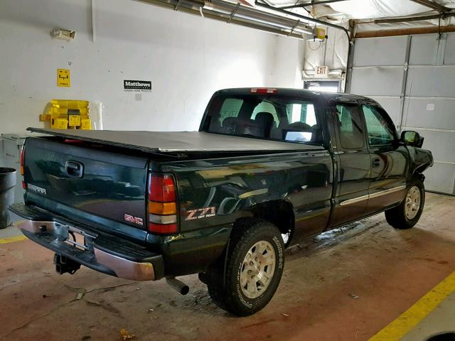 1GTEK19B25E319579 - 2005 GMC NEW SIERRA GREEN photo 4