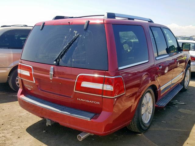 5LMFU28588LJ16883 - 2008 LINCOLN NAVIGATOR 栗色 照片 4