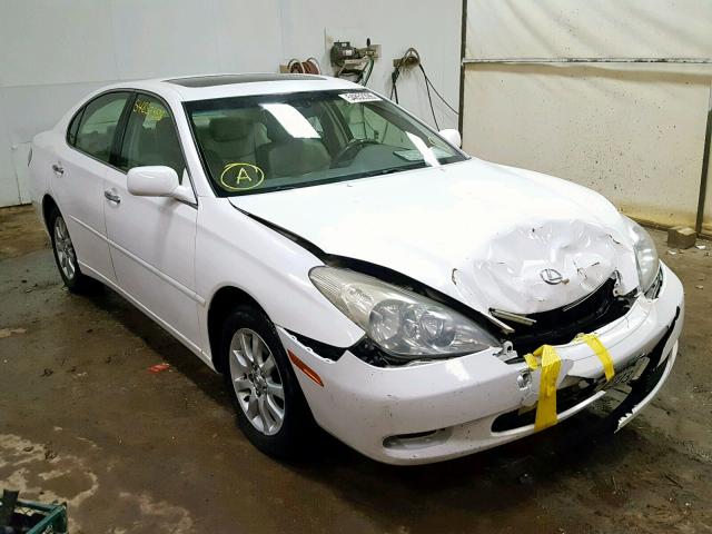 JTHBA30G745004235 - 2004 LEXUS ES 330 WHITE photo 1