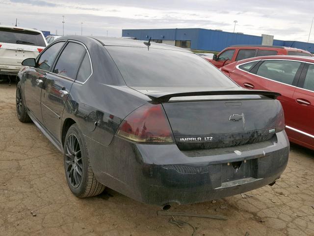 2G1WC5E34C1186385 - 2012 CHEVROLET IMPALA LTZ BLACK photo 3