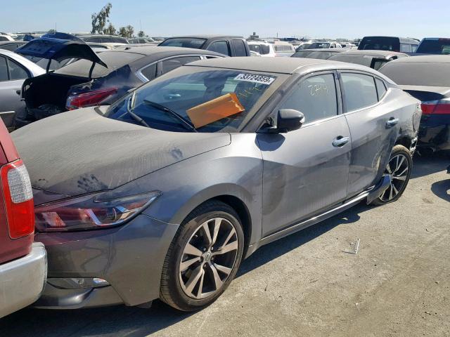 1N4AA6APXJC400198 - 2018 NISSAN MAXIMA 3.5 GRAY photo 2