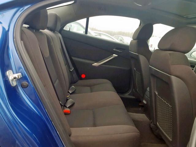 1G2ZH558964200408 - 2006 PONTIAC G6 GT BLUE photo 6