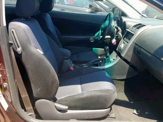 JTKDE167680237710 - 2008 TOYOTA SCION TC იასამნისფერი ფოტო 5