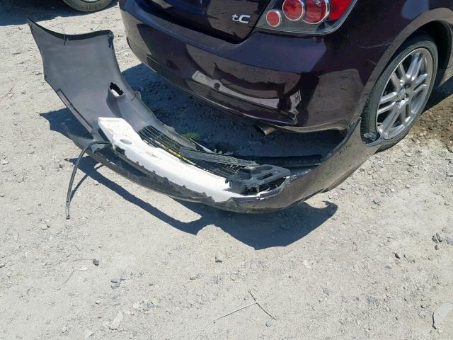 JTKDE167680237710 - 2008 TOYOTA SCION TC იასამნისფერი ფოტო 9