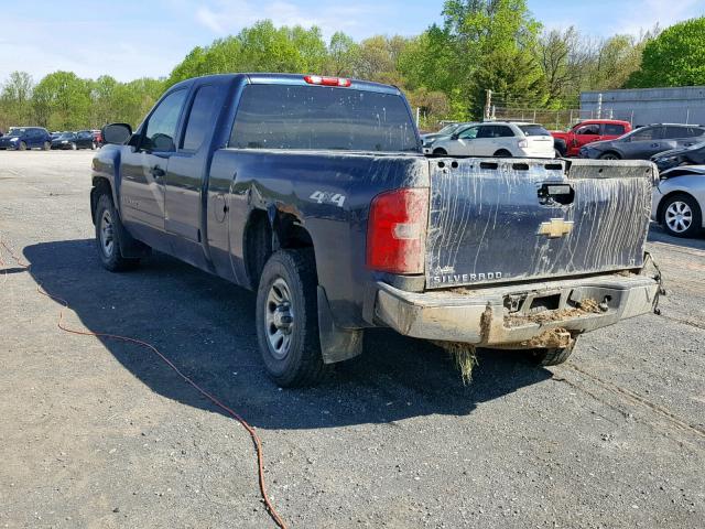 2GCEK19C481100377 - 2008 CHEVROLET SILVERADO BLUE photo 3