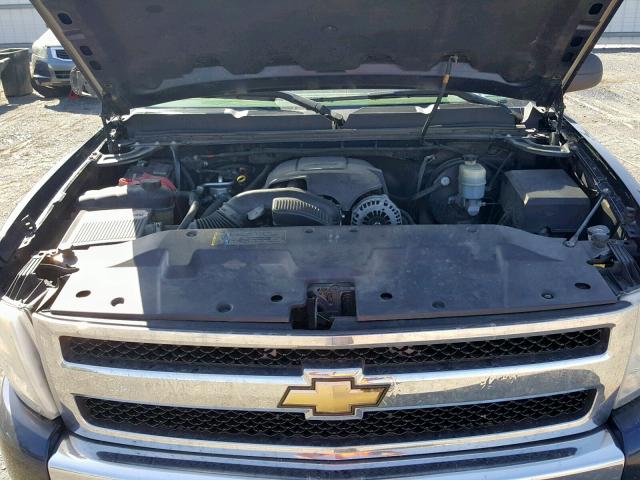 2GCEK19C481100377 - 2008 CHEVROLET SILVERADO BLUE photo 7