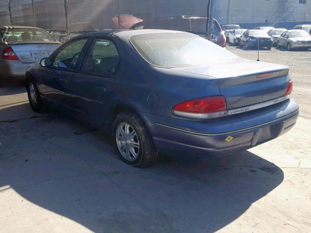 1C3EJ56H1SN557491 - 1995 CHRYSLER CIRRUS LX BLUE photo 3