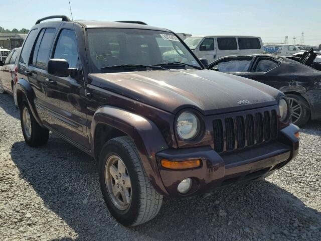 1J8GL58K14W229419 - 2004 JEEP LIBERTY LI PURPLE photo 1