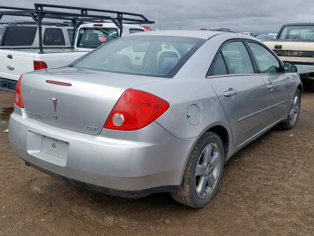 1G2ZH57NX84123408 - 2008 PONTIAC G6 GT SILVER photo 4