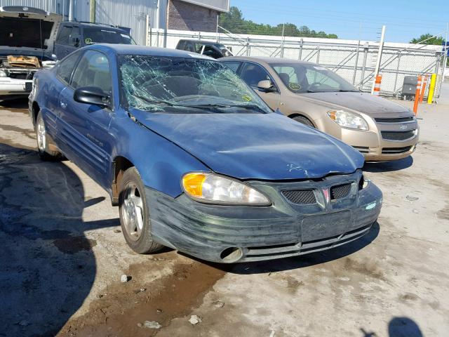 1G2NE12T3XM740847 - 1999 PONTIAC GRAND AM S BLUE photo 1