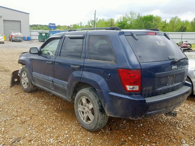 1J4GS48K85C683863 - 2005 JEEP GRAND CHER BLUE photo 3