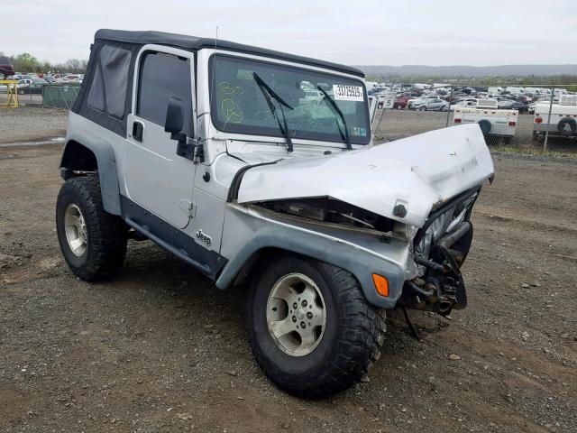 1J4FA39S46P764750 - 2006 JEEP WRANGLER X SILVER photo 1