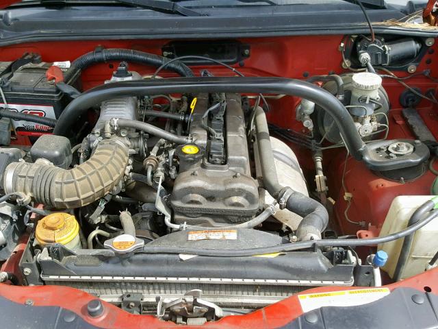 2S3TE52V816111118 - 2001 SUZUKI VITARA JS RED photo 7