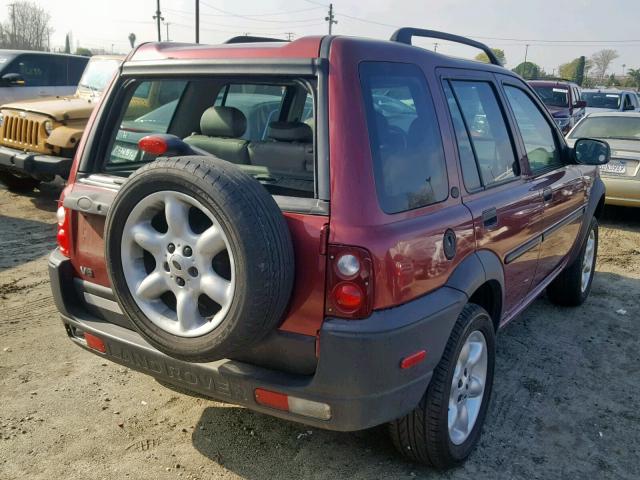 SALNY22273A268401 - 2003 LAND ROVER FREELANDER RED photo 4