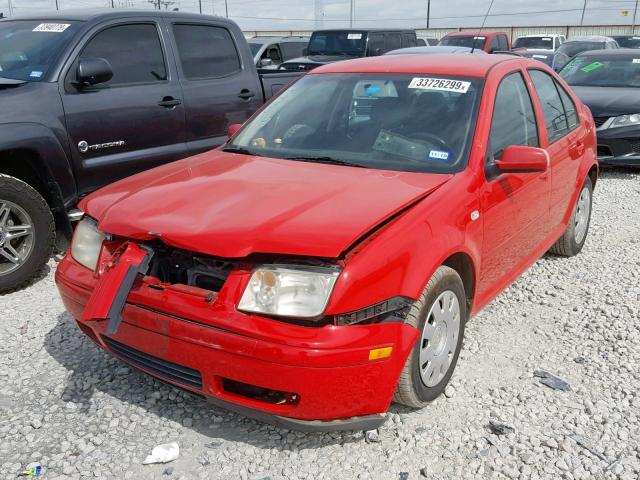 3VWRK69M43M001239 - 2003 VOLKSWAGEN JETTA GL RED photo 2