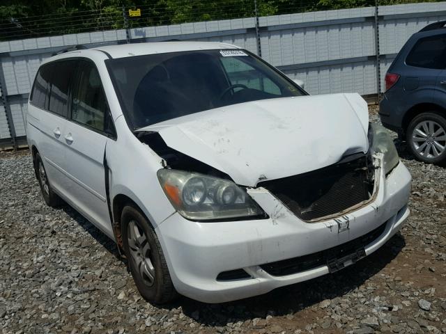 5FNRL38496B407767 - 2006 HONDA ODYSSEY EX WHITE photo 1