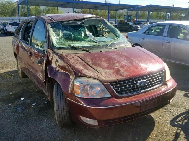 2FMZA52266BA43504 - 2006 FORD FREESTAR S MAROON photo 1