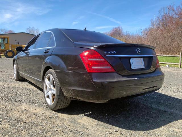 WDDNG71X27A031301 - 2007 MERCEDES-BENZ S 550 BLACK photo 3