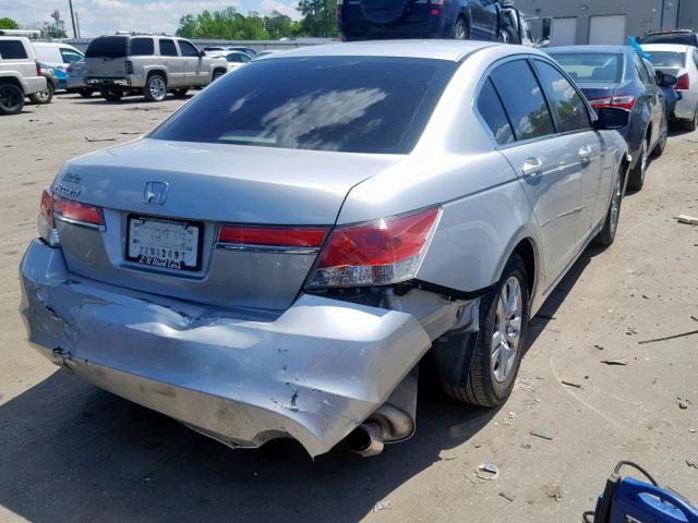 1HGCP2F43CA020144 - 2012 HONDA ACCORD LXP GRAY photo 4