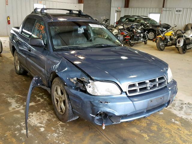 4S4BT62CX67104310 - 2006 SUBARU BAJA SPORT BLUE photo 1