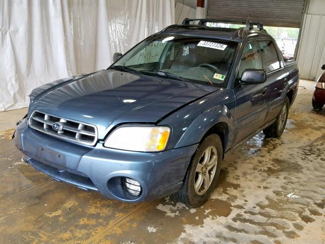 4S4BT62CX67104310 - 2006 SUBARU BAJA SPORT BLUE photo 2