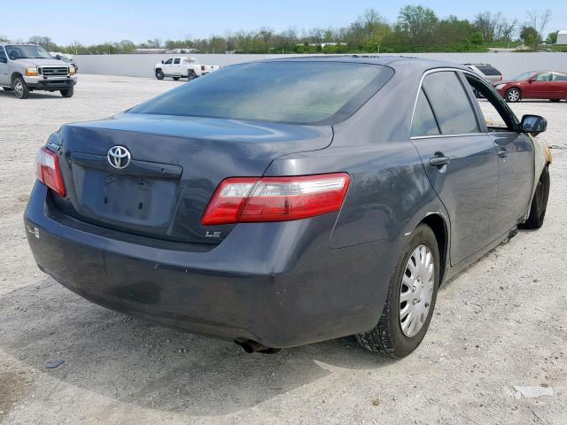 4T1BE46K07U630206 - 2007 TOYOTA CAMRY NEW GRAY photo 4