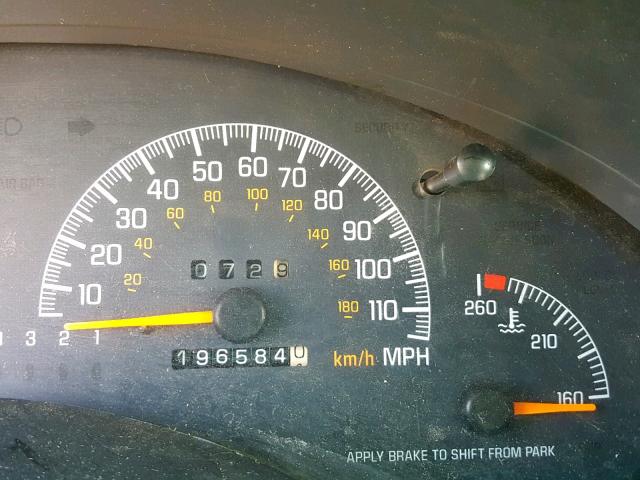 1G2WP12K11F197757 - 2001 PONTIAC GRAND PRIX 栗色 照片 8