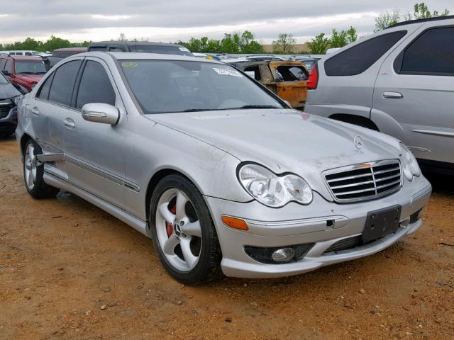 WDBRF40J25A649577 - 2005 MERCEDES-BENZ C 230K SPO GRAY photo 1