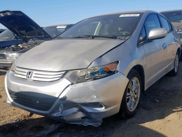 JHMZE2H78AS018384 - 2010 HONDA INSIGHT EX SILVER photo 2