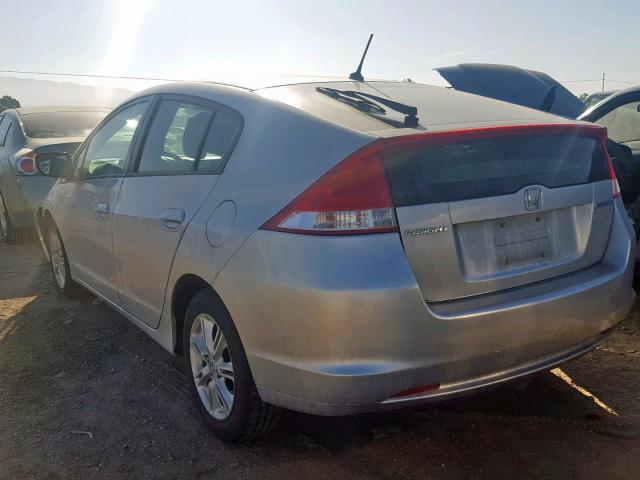 JHMZE2H78AS018384 - 2010 HONDA INSIGHT EX SILVER photo 3