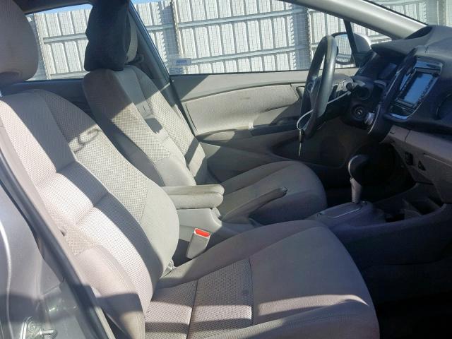 JHMZE2H78AS018384 - 2010 HONDA INSIGHT EX SILVER photo 5