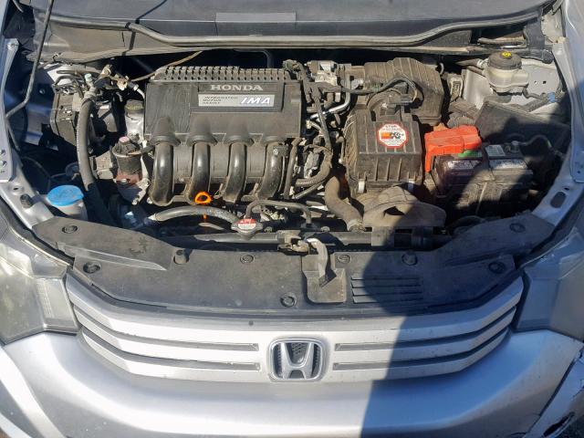 JHMZE2H78AS018384 - 2010 HONDA INSIGHT EX SILVER photo 7