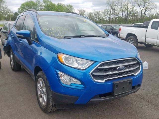 MAJ6P1UL3JC229553 - 2018 FORD ECOSPORT S BLUE photo 1