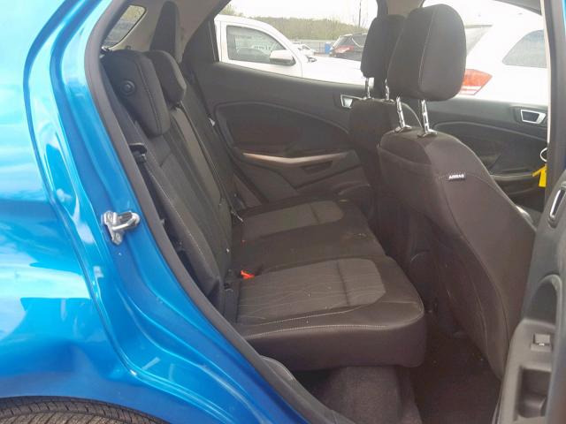 MAJ6P1UL3JC229553 - 2018 FORD ECOSPORT S BLUE photo 6