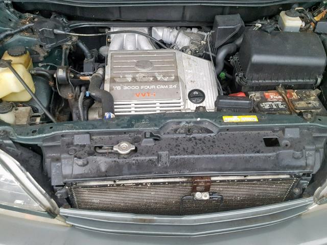 JT6HF10U9X0046471 - 1999 LEXUS RX 300 GREEN photo 7