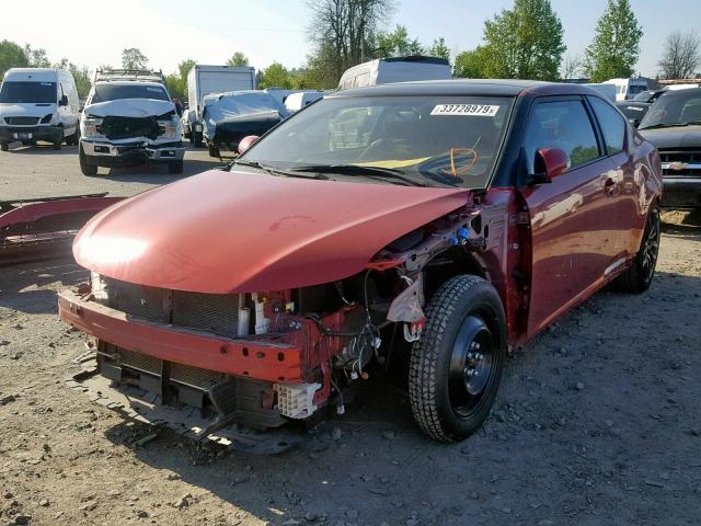 JTKJF5C73GJ026128 - 2016 TOYOTA SCION TC RED photo 2