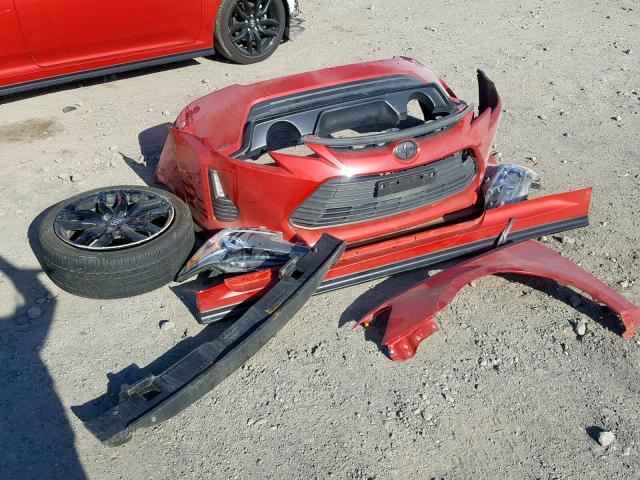 JTKJF5C73GJ026128 - 2016 TOYOTA SCION TC RED photo 9