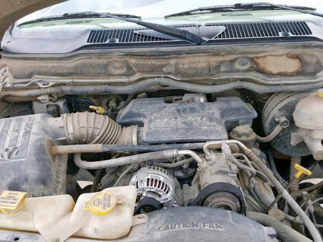 3D7KS28D55G845764 - 2005 DODGE RAM 2500 S ვერცხლისფერი ფოტო 7