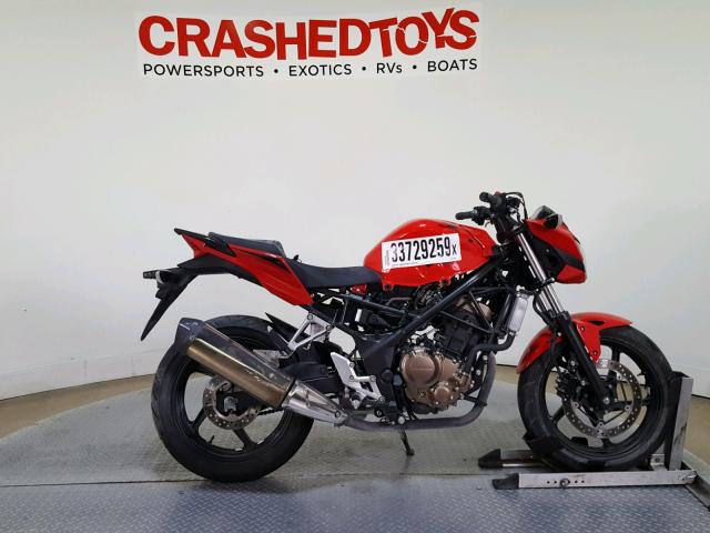 MLHNC5213H5300305 - 2017 HONDA CB300 F RED photo 1