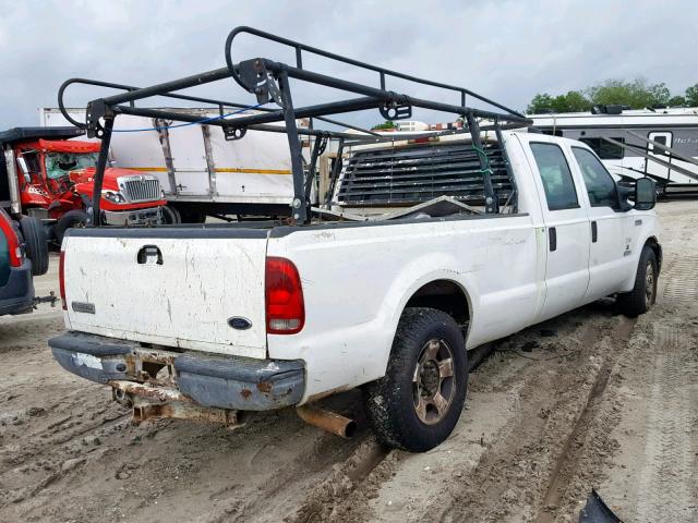 1FTWW30P45EB25066 - 2005 FORD F350 SRW S WHITE photo 4