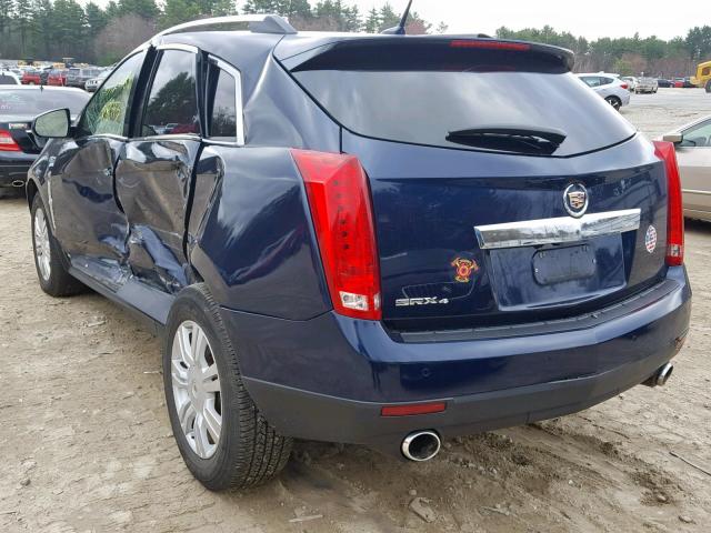 3GYFNDEY2BS543034 - 2011 CADILLAC SRX LUXURY BLUE photo 3