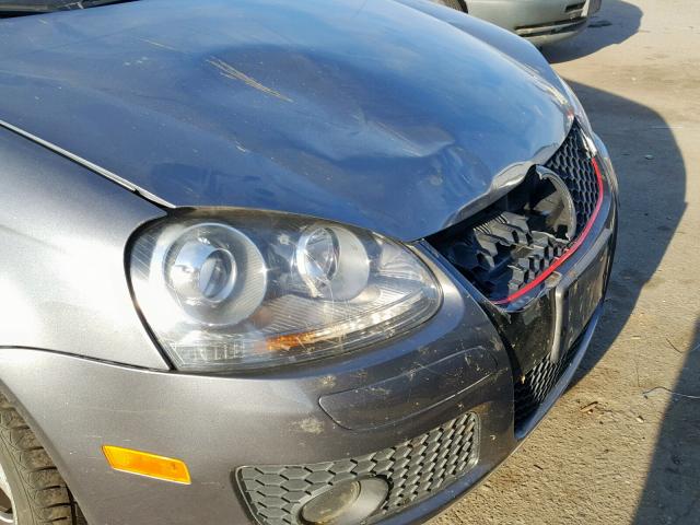 3VWDA71K19M015041 - 2009 VOLKSWAGEN GLI ნაცრისფერი ფოტო 9