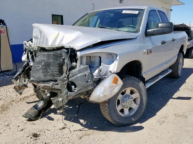 3D7KS28A48G184562 - 2008 DODGE RAM 2500 S SILVER photo 2