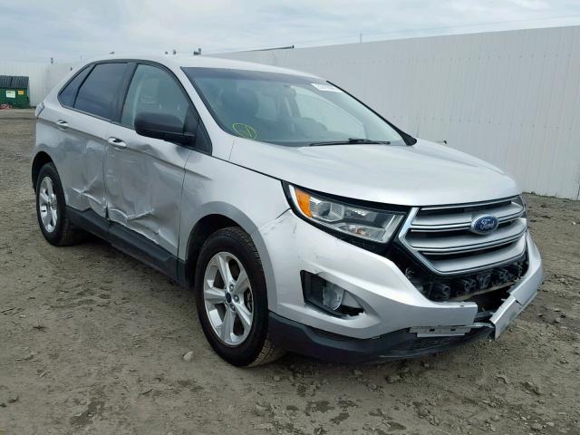 2FMTK4G97FBB43565 - 2015 FORD EDGE SE SILVER photo 1